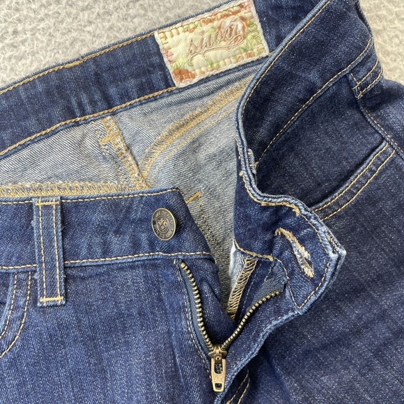 Siwy Low Rise Jeans Women 26 Blue Dark Wash Straight Leg Isobel Restart My Heart - Picture 5 of 14